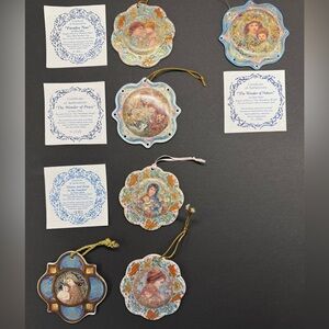Edna Hibel Christmas/ Religious Ornaments